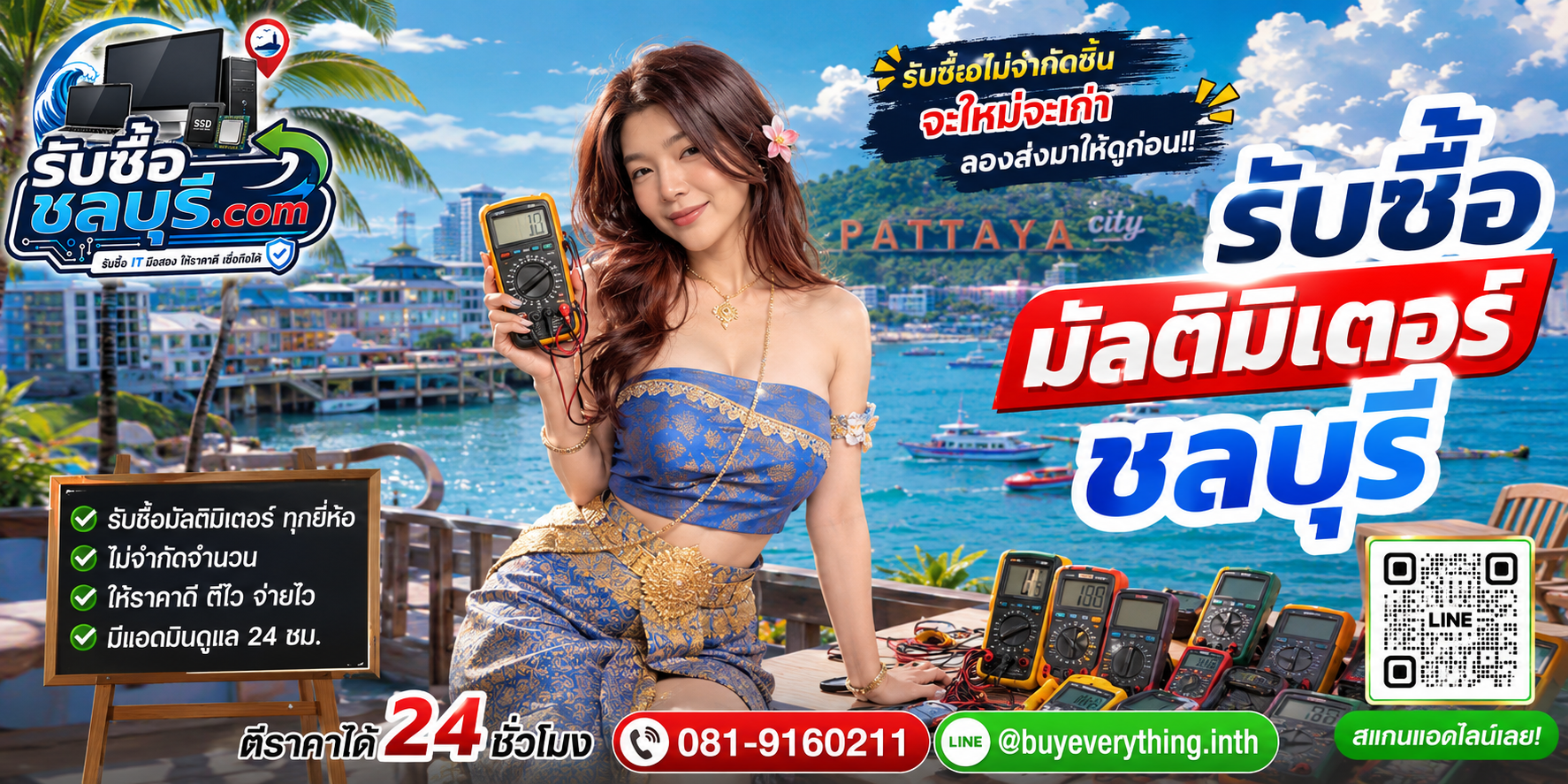 รับซื้อมัลติมิเตอร์ชลบุรี ของเก่าบางทีคุณไม่รู้ว่ามันมีค่า