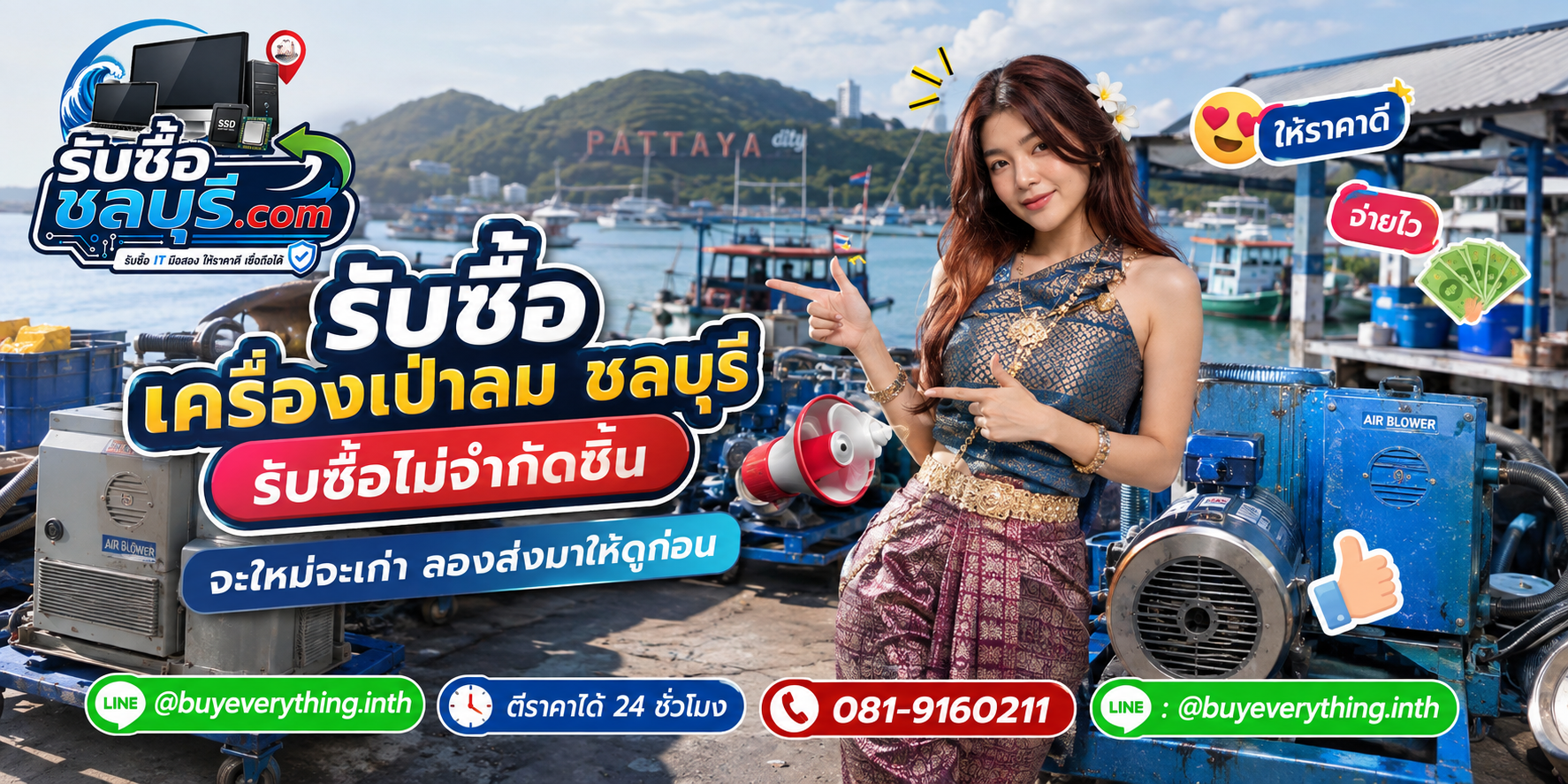 รับซื้อเครื่องเป่าลมชลบุรี ของเก่าบางทีคุณไม่รู้ว่ามีค่า ตีราคาได้ 24 ชั่วโมง