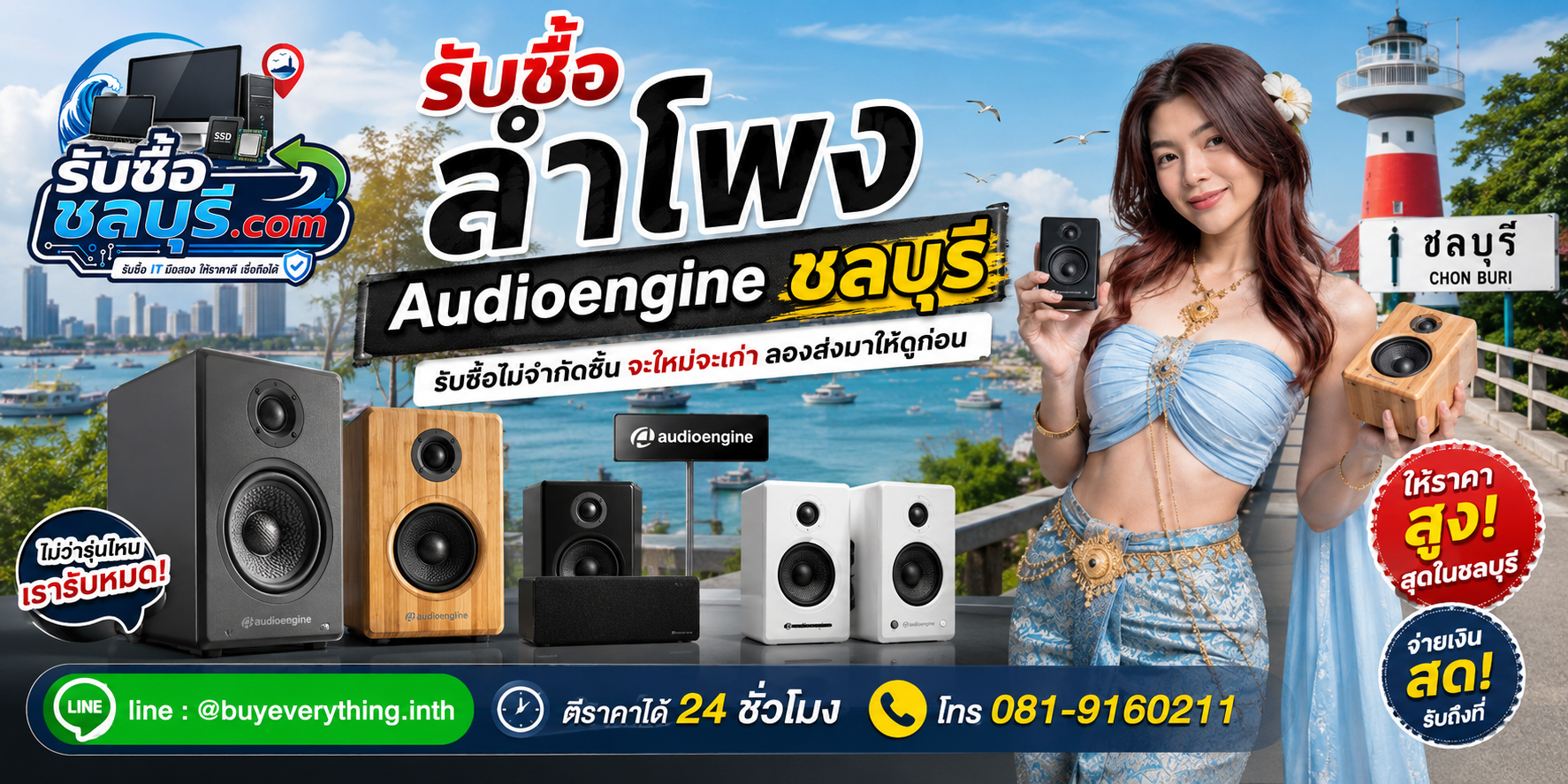 รับซื้อลำโพง Audioengine ชลบุรี ของเก่าบางทีคุณไม่รู้ว่ามีค่า