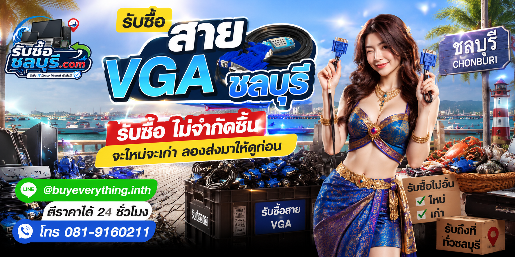 รับซื้อสาย VGA ชลบุรี ของเก่าบางทีคุณไม่รู้ว่ามันมีค่า